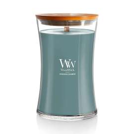 Evergreen Cashmere Lg WoodWick Candle