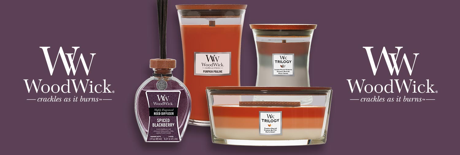 Autumn Candles and DIffusers by WoodWick